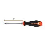 Desarmador plano 1/4" x 4" mango Comfort Grip - Truper - Imagen 4
